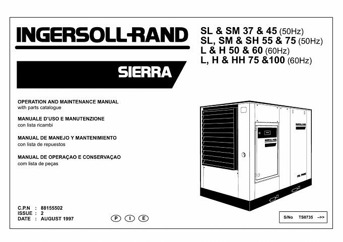 Compressori D'aria Ingersoll Rand - Informazioni E Manuali. Sedi Di Servizio.